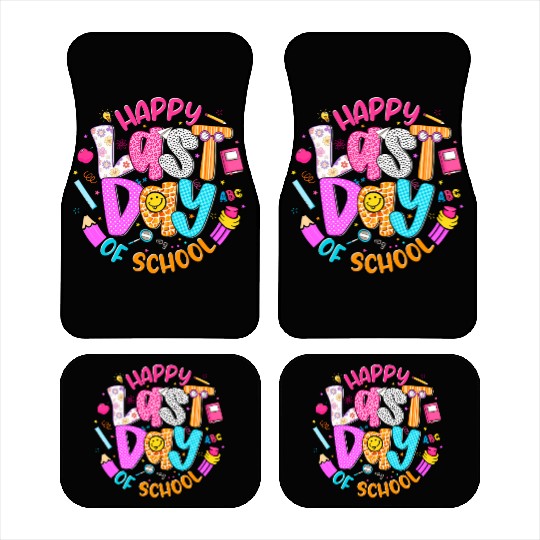 Last Day of School Teacher Car Mats