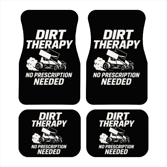 Sprint Car Racing Dirt Track Speed Oval Race Car Mats