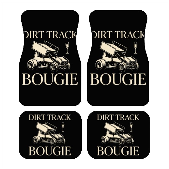 Sprint Car Racing Dirt Track Speed Oval Race Car Mats