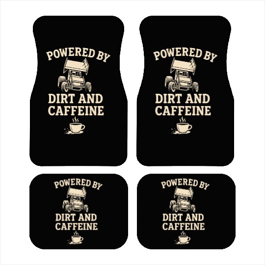 Sprint Car Racing Dirt Track Speed Oval Race Car Mats