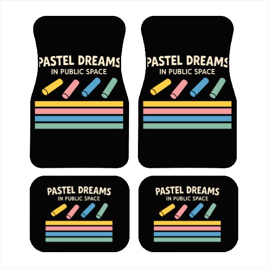 Chalk Artist Street Mural Sidewalk Art Festival Car Mats