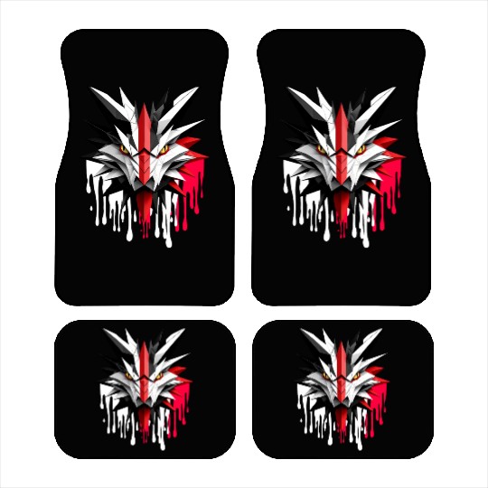 UK St George's Dragon Flag England Car Mats