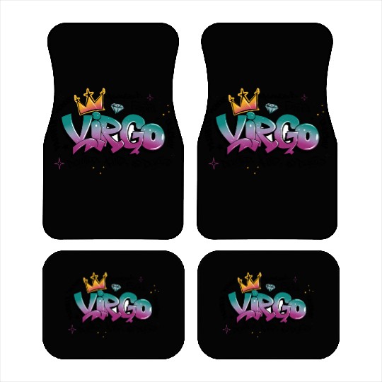 Virgo Graffiti Zodiac Art Car Mats