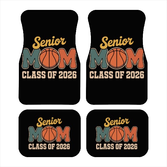 Senior Mom Basketball Class of 2026 Car Mats