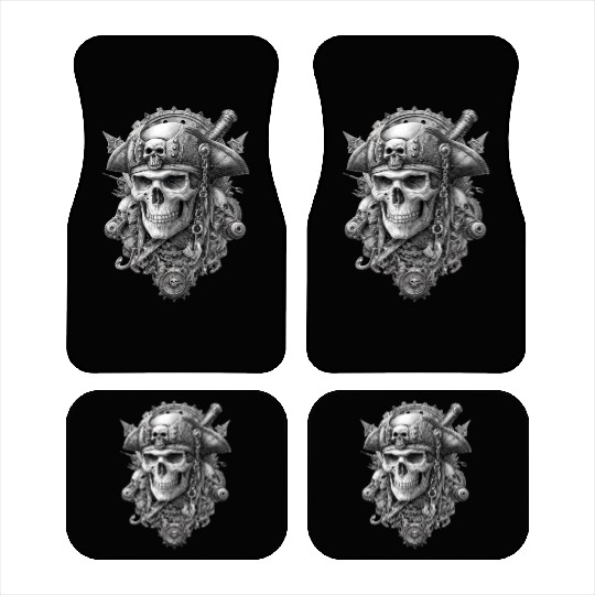Pirate Skull Car Mats