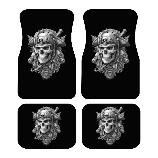 Pirate Skull Car Mats
