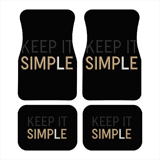 Keep It Simple Car Mats