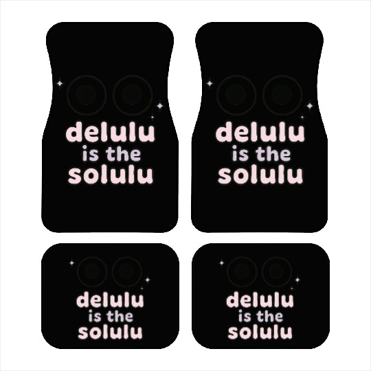 Delulu Eyes – TikTok Core Energy Car Mats