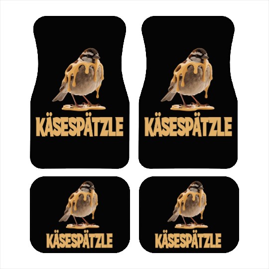 Käsespätzle Sparrow Delight With Cheesy Drizzle Car Mats