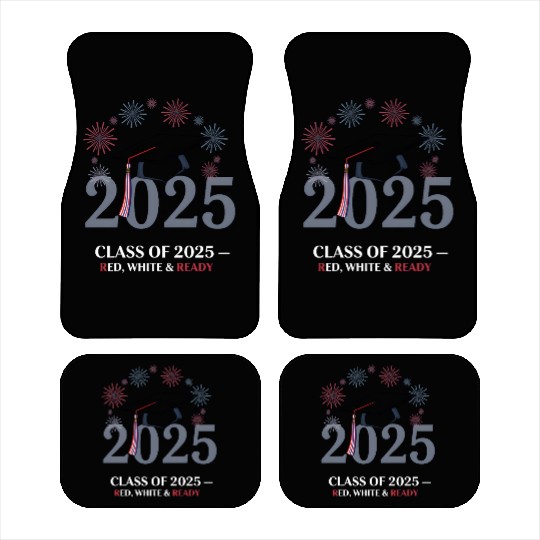 Class of 2025 – Red White & Ready Car Mats