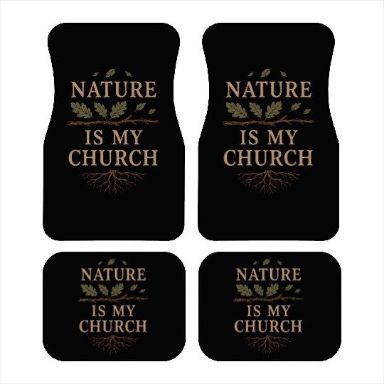Pagan Pride Wiccan Lifestyle Earth Magic Witch Car Mats