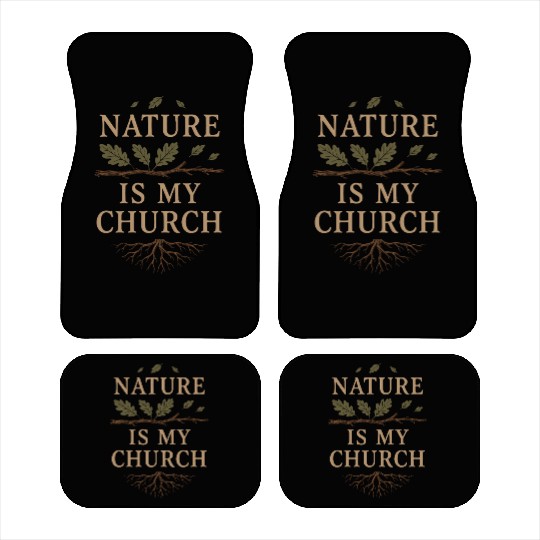 Pagan Pride Wiccan Lifestyle Earth Magic Witch Car Mats