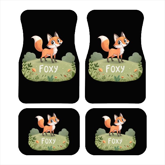 Autumn the Curious Fox Car Mats