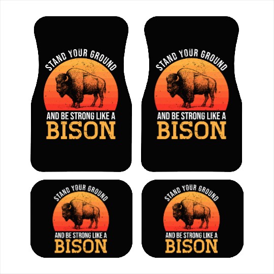 Bison - Retro Sunset Car Mats