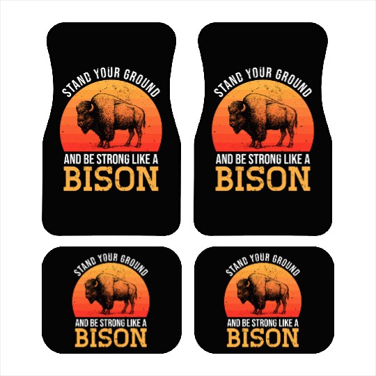 Bison - Retro Sunset Car Mats