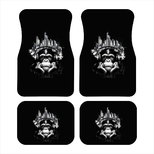 Grunge Bored Ape Car Mats
