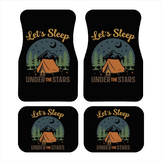Let's Sleep Under the Stars Car Mats
