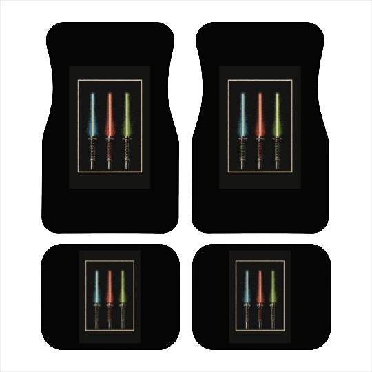 Katana LightSaber Car Mats