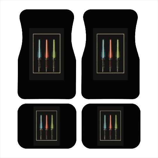 Katana LightSaber Car Mats