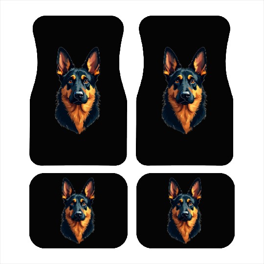 “German Shepherd” – Bold & Beautiful Dogs Car Mats