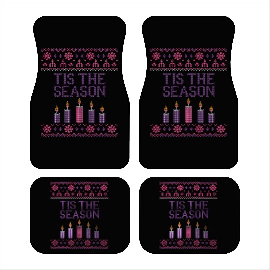 Tis The Season Advent Lenten Season Christmas Car Mats