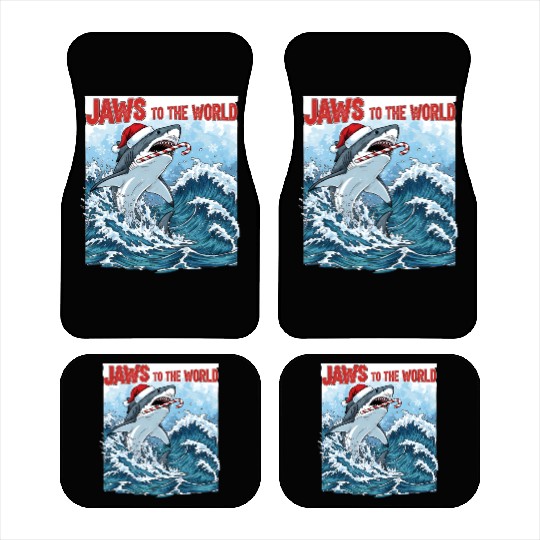 Jaws to the World – Christmastime Shark Attack Car Mats