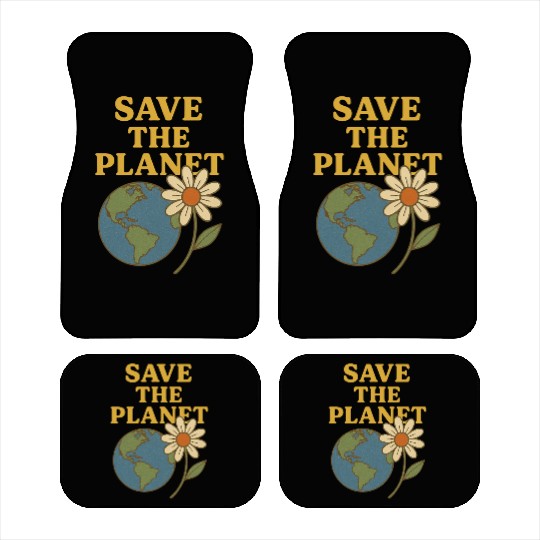 Save The Planet Car Mats