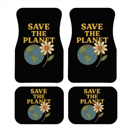 Save The Planet Car Mats