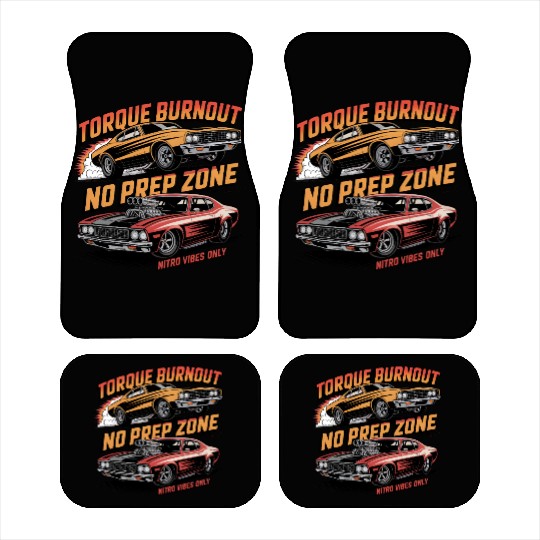 Retro Muscle Drag Racer – No Prep Street Heat Car Mats