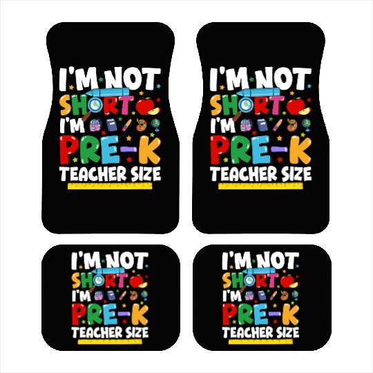 Pre K Teacher Back To School Pre kindergarten Car Mats