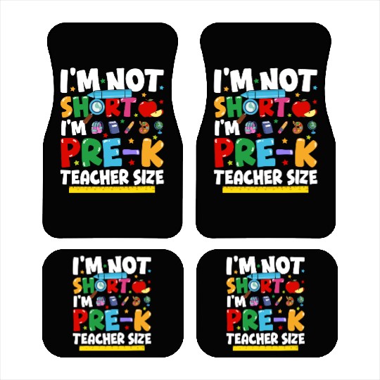 Pre K Teacher Back To School Pre kindergarten Car Mats