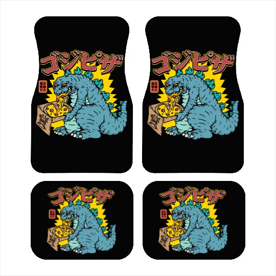Kaiju Pizza Cravings Car Mats