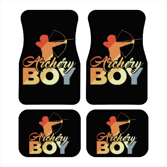 Funny Archery Boy Car Mats