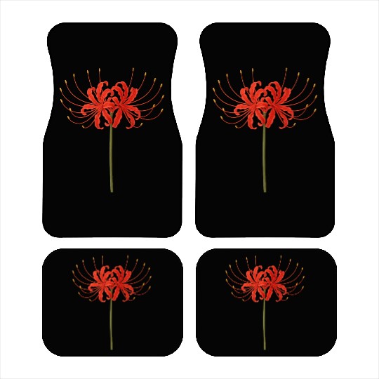Red Spider Lily Car Mats – Japanese Death Flower Ar
