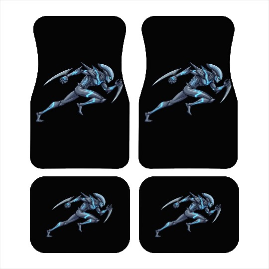 Velocity Alien (Speedster) Cartoon Car Mats