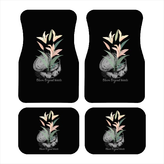 Lily Can Recycle Sustainable Floral Design Eco Art Car Mats