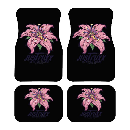 Dark Bloom Lily – JustRuxx Graphic Design Car Mats