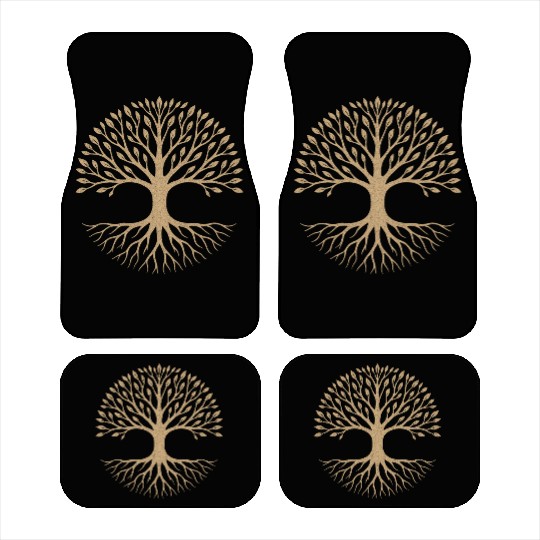 Elegant Tree of Life Symbol Design Car Mats