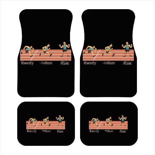 Runners Race Day, Daily Training, Ready Run Rum Car Mats