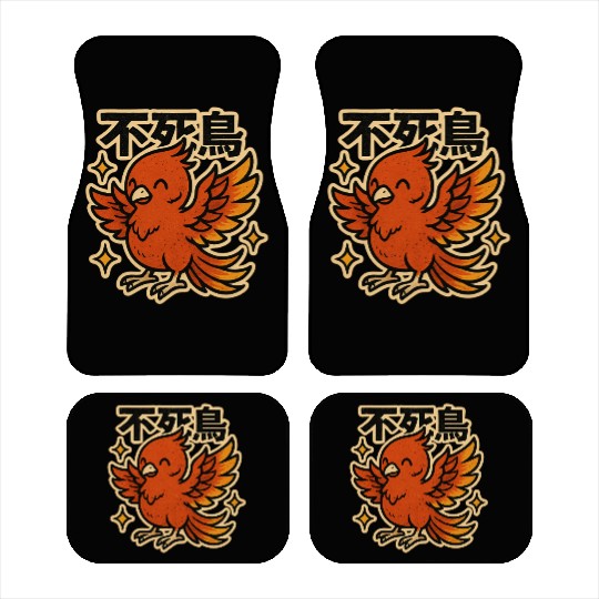 Kawaii Phoenix Japanese Car Mats