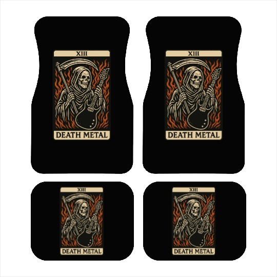 Death Metal (Card XIII) Car Mats