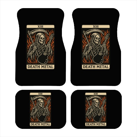 Death Metal (Card XIII) Car Mats