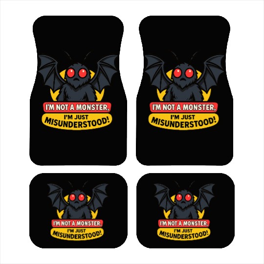 Misunderstood Mothman Car Mats