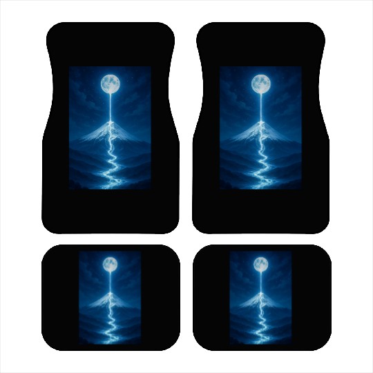 Lunar River Flowing Down Car Mats