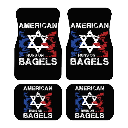 American Pride with Star and Bagel Spirit Car Mats