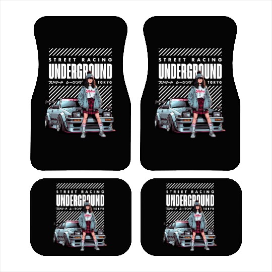 Japanese Underground Street Racing - JDM Car Car Mats