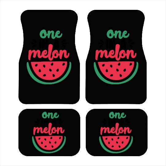 One in a melon Car Mats