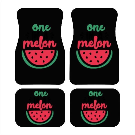 One in a melon Car Mats