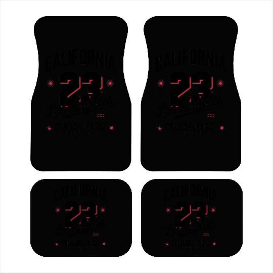 California Los Angeles College League Emblem Car Mats