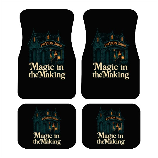 Potion Shop Witchcraft Design Car Mats